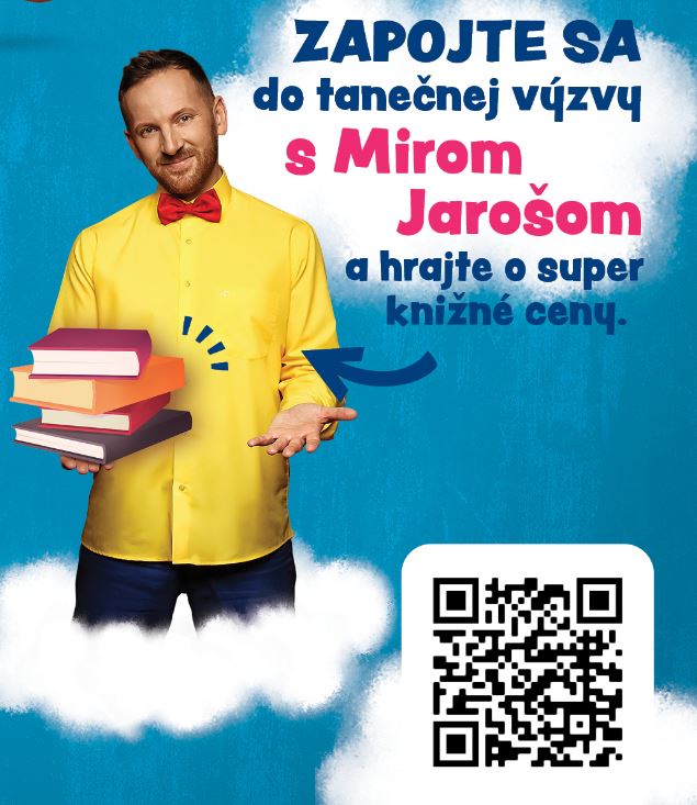 Ambasádorom projektu Knižné kamarátstva je Miro Jaroš
