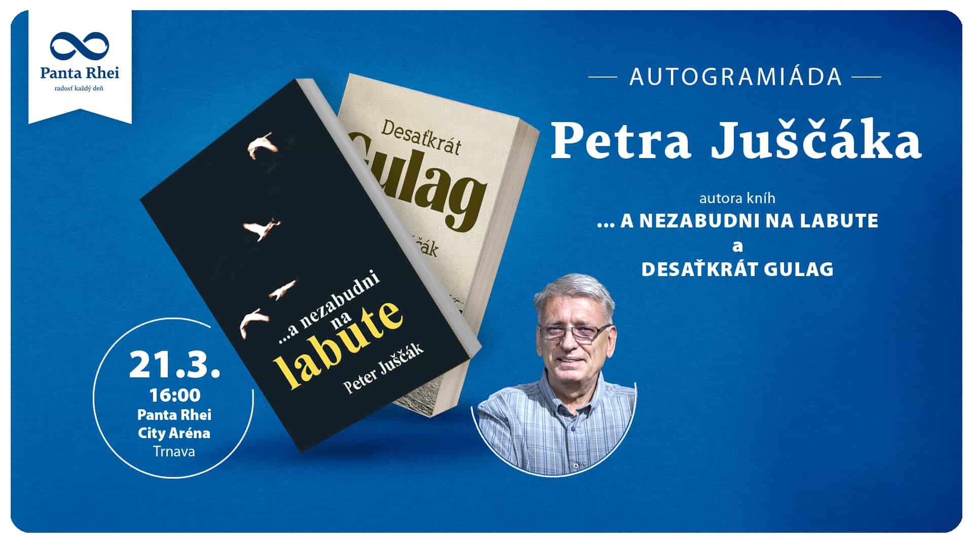 Autogramiáda autora Petra Juščáka TRNAVA