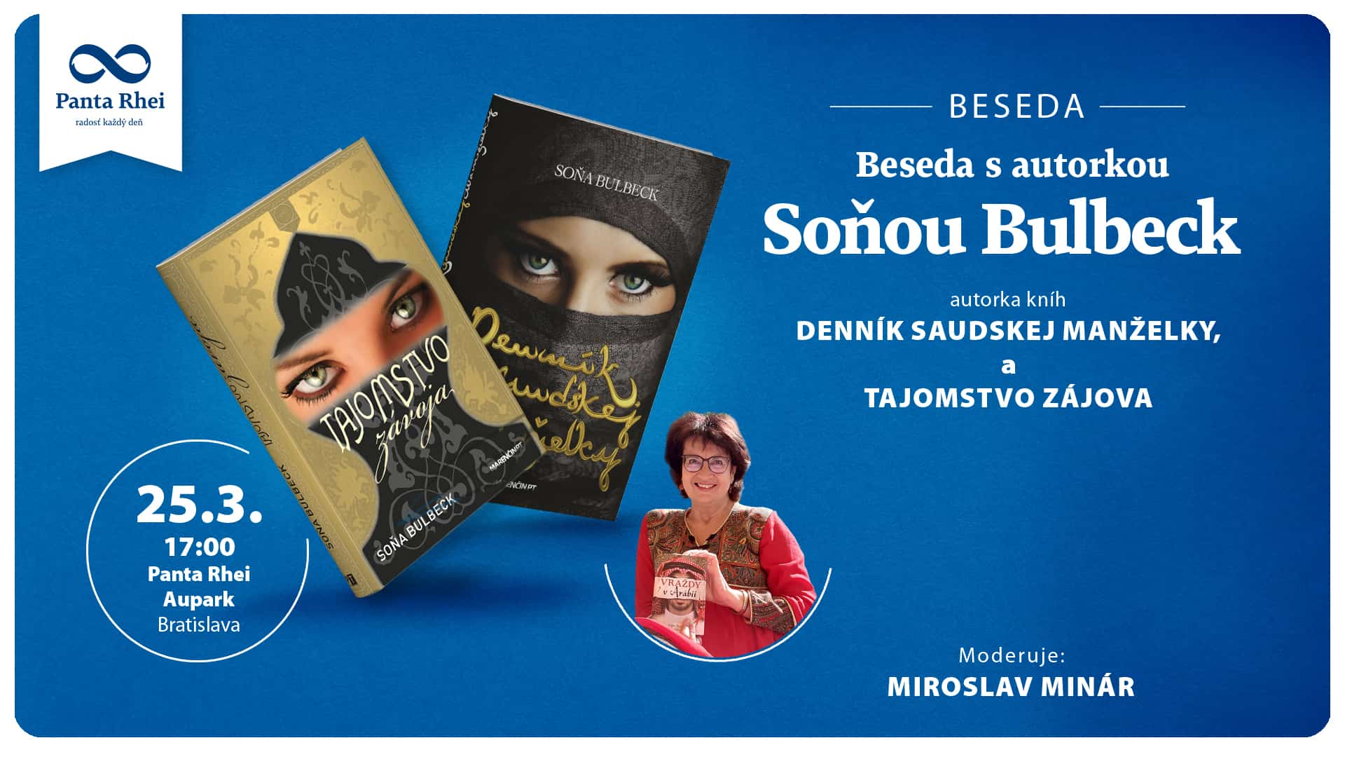Beseda s autorkou Soňou Bulbeck