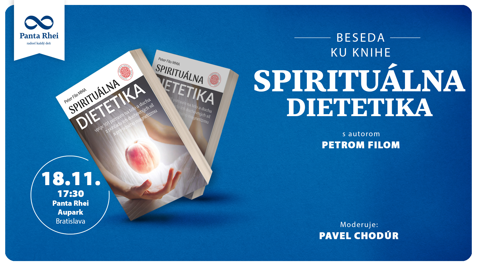  Beseda ku knihe Spirituálna dietetika s Petrom Filom 