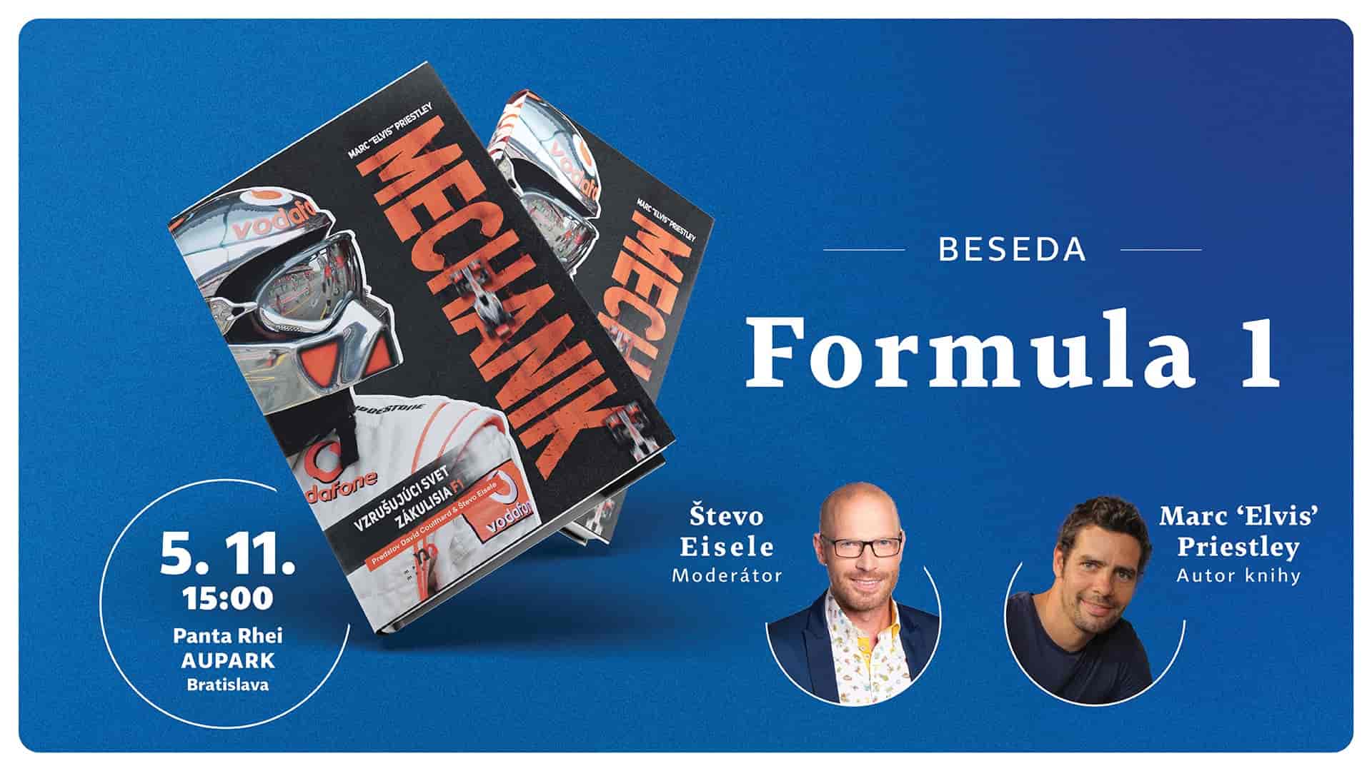 Beseda s autorom knihy Mechanik Pútač na Besedu s autorom knihy Mechanik