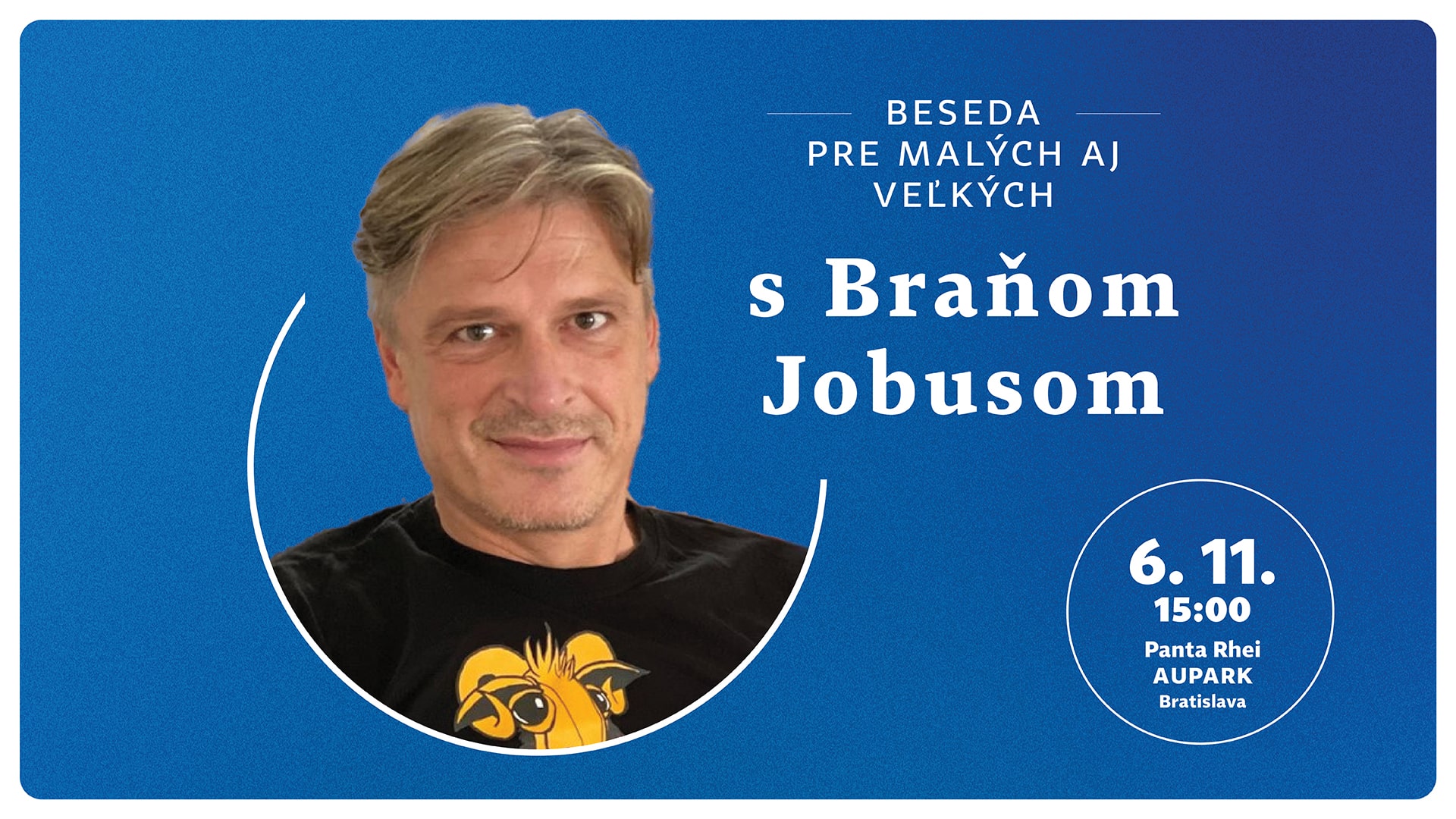 Braňo Jobus v Panta Rhei
