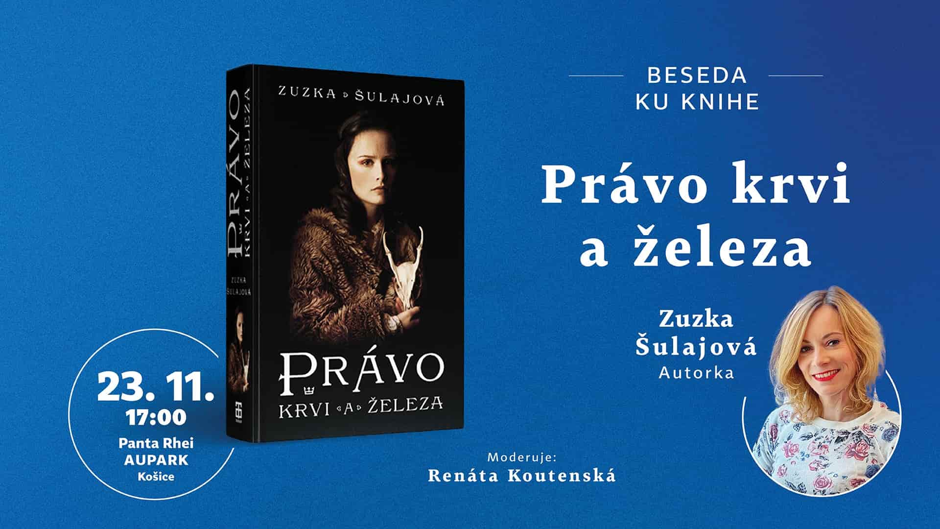 Beseda so Zuzkou Šulajovou v košickom Auparku Zuzka Šulajová v košickom Auparku
