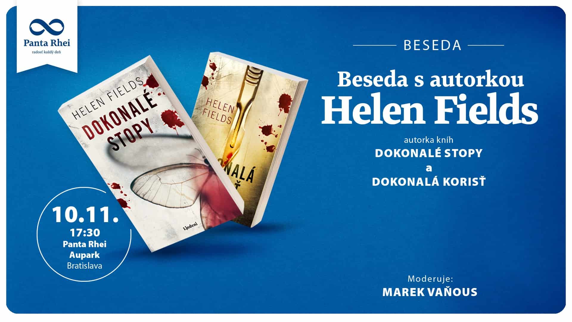 Beseda s autorkou Helen Fields