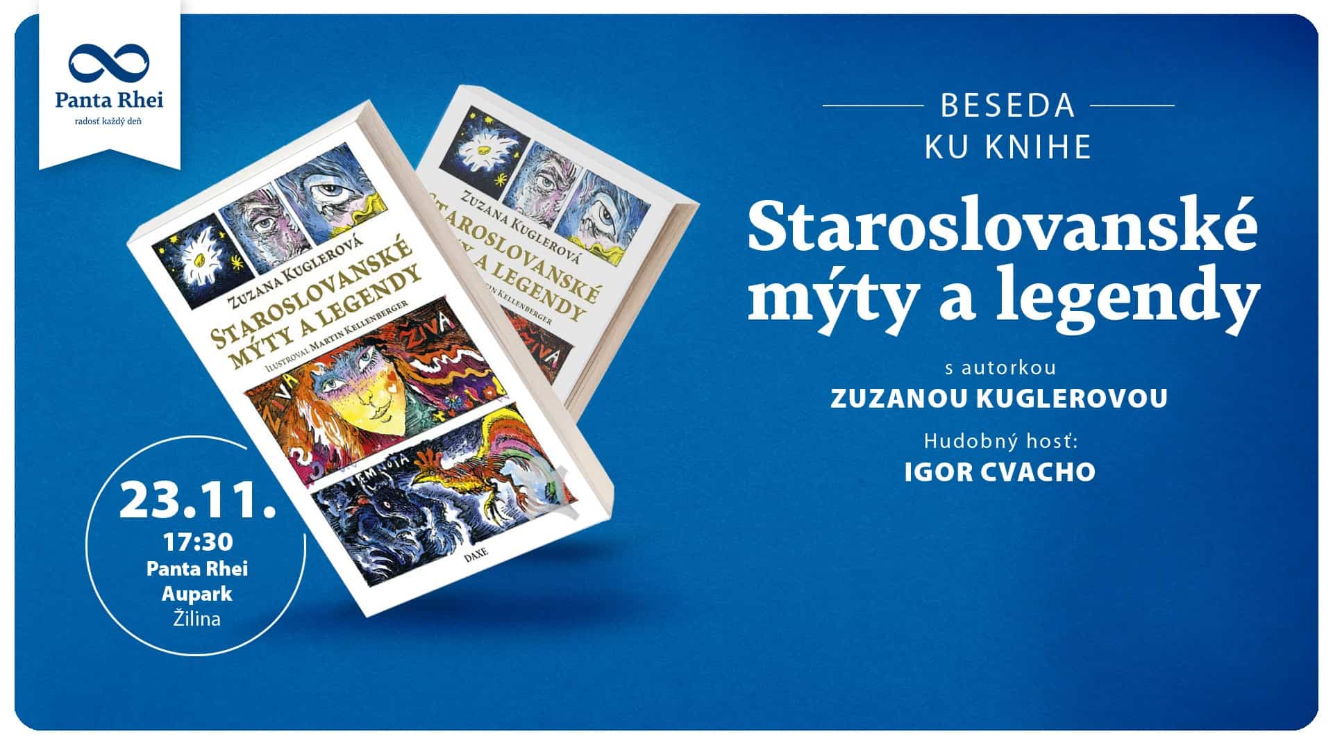 Beseda ku knihe Staroslovanské mýty a legendy s autorkou Zuzanou Kuglerovou