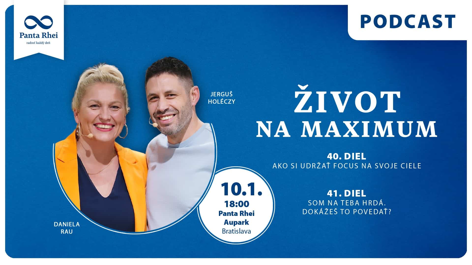 Živé nahrávanie podcastu ŽIVOT NA MAXIMUM