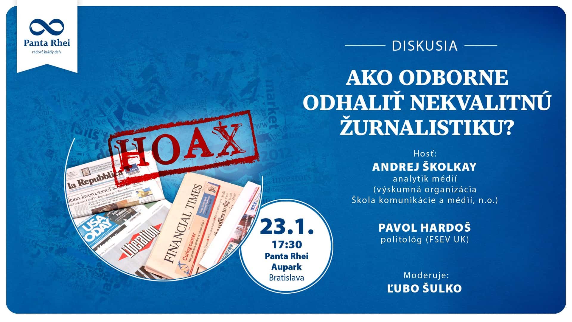 Diskusia na tému Ako odborne odhaliť nekvalitnú žurnalistiku