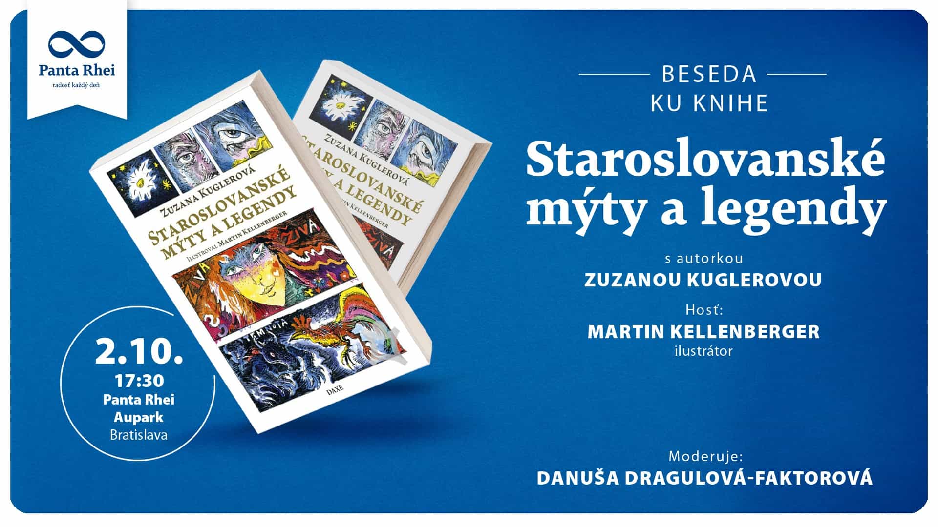 Beseda ku knihe Staroslovanské mýty a legendy s autorkou Zuzanou Kuglerovou