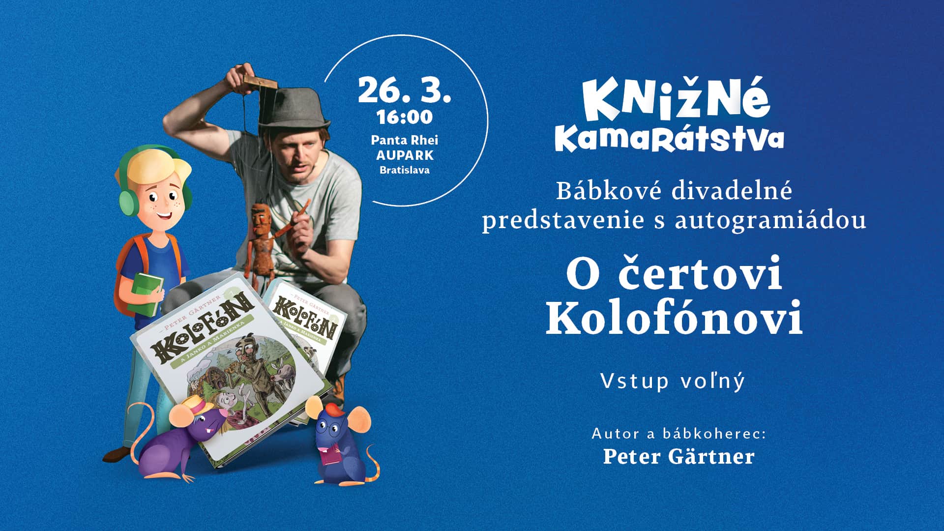 Bábkové divadelné predstavenie O čertovi Kolofónovi Bábkové divadelné predstavenie