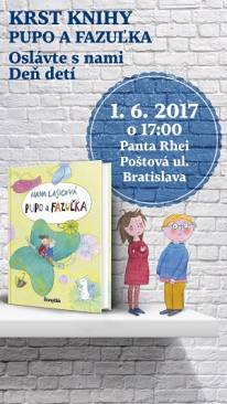 Krst knihy Pupo a Fazuľka