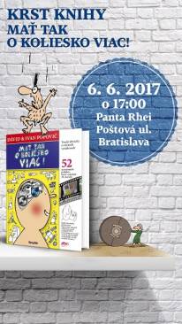 Krst knihy k večerníčku Mať tak o koliesko viac