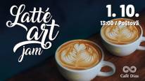 Latté Art Jam v Café Dias Poštová