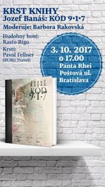 Krst knihy Jozefa Banáša Kód 9 1 7