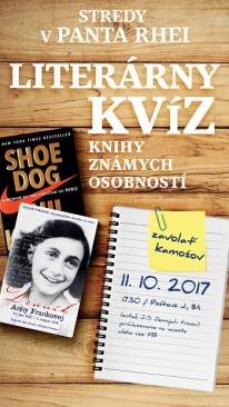 Literárny kvíz v 3 mestách: Knihy známych osobností