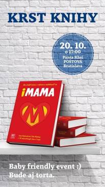 Krst knihy iMAMA v Panta Rhei