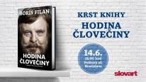 Krst knihy Hodina človečiny od Borisa Filana