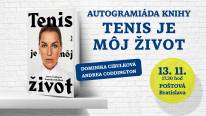 Autogramiáda knihy Tenis je môj život
