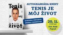 Autogramiáda knihy Tenis je môj život