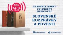 Krst knihy Slovenské rozprávky a povesti od Boženy Nemcovej