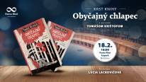Krst knihy Obyčajný chlapec s autorom Tomášom Krištofom