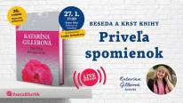 Beseda a krst knihy Kataríny Gillerovej: Priveľa spomienok