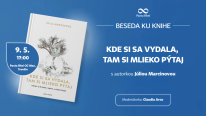Beseda ku knihe Kde si sa vydala, tam si mlieko pýtaj s autorkou Júliou Marcinovou