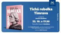 Krst knihy Tichá rebelka Timrava s autorom Jozefom Banášom