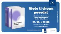 PREŠOV: Diskusia ku knihe Niečo ti chcem povedať s Združením rodičov a priateľov LGBTI+ ľudí