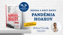 Beseda a krst knihy Pandémia hoaxov