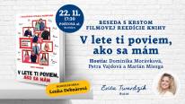 Beseda a krst knihy V lete ti poviem ako sa mám 
