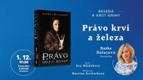  Beseda a krst knihy Právo krvi a železa od Zuzky Šulajovej 