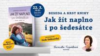 Beseda a krst knihy Jak žít naplno i po šedesátce