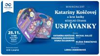 Minikoncert Kataríny Koščovej s krstom knihy Kúzelné čítanie: Uspávanky