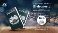 Beseda ku knihe Biele mesto s autorkou Dominikou Sakmárovou