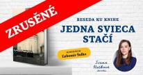 ⬤ PRESUN ⬤ Beseda ku knihe Jedna svieca stačí