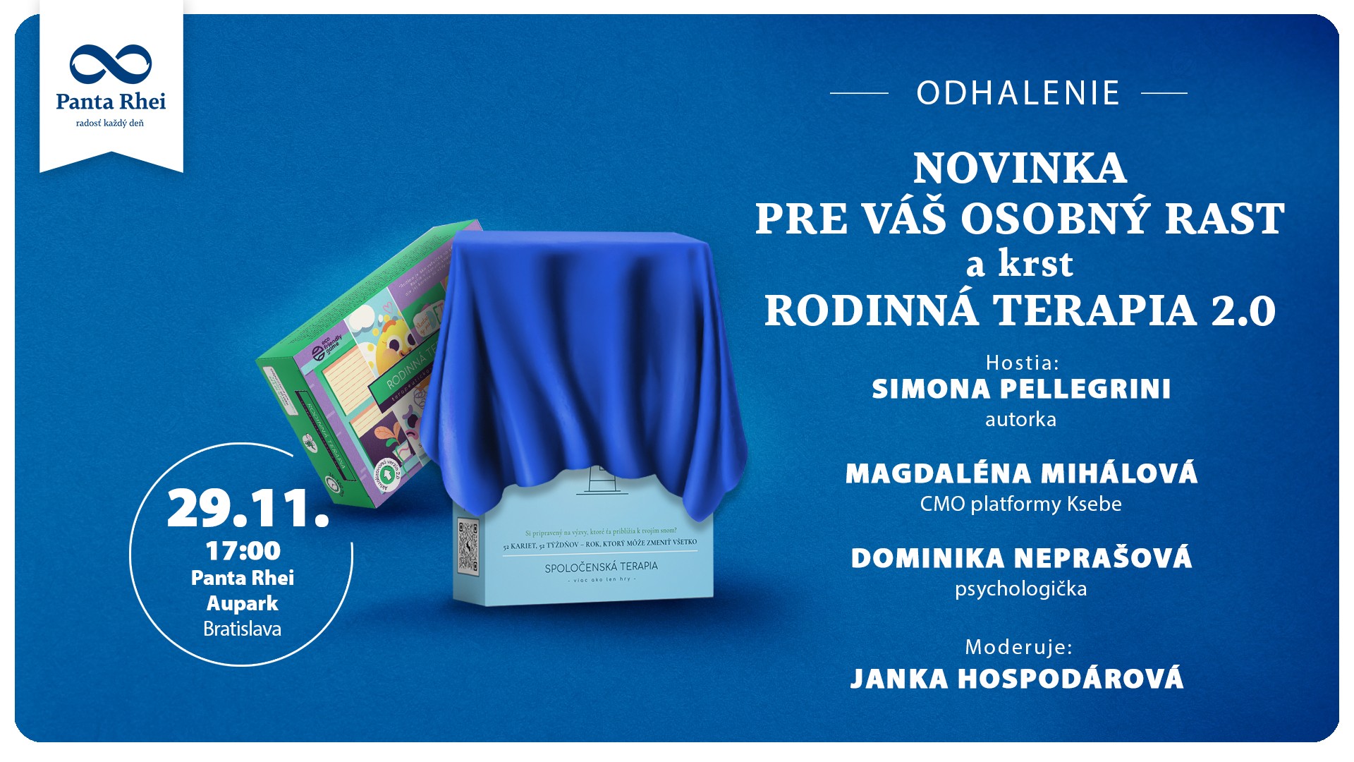 Odhalenie NOVINKY a krst rodinnej terapie 2.0