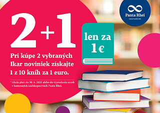 Uvítacia knižná akcia 2 + 1 len za 1€