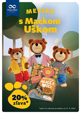 pútač akcia macko uško