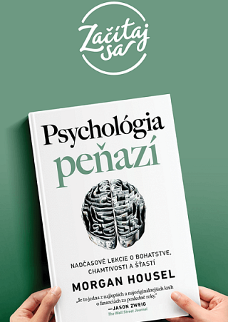 Kniha Psychológia peňazí (Morgan Housel)