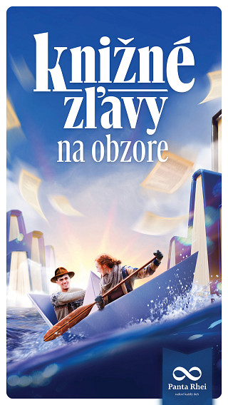 pútač knižné zľavy na obzore 