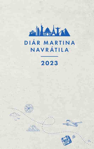 Obálka Diára Martina Navrátila - Travelistan 2023