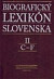 Biografický lexikón Slovenska II (C - F)
