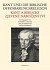 Kant und die biblische Offenbarungsreligion / Kant a biblické zjevené náboženství