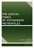 The Lexical Tones of Vietnamese Metropoles