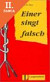 Lacná kniha Einer singt falsch - Langenscheidt Lekturen 2