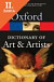 Lacná kniha The Oxford Dictionary of Art and Artists (Oxford Paperback Reference)