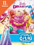 Lacná kniha Barbie Dreamtopia - Narodeninové želanie - Vyfarbuj, čítaj, nalepuj