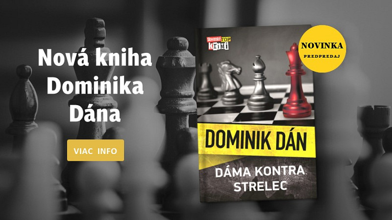 Dáma kontra strelec Dominik Dán nová kniha