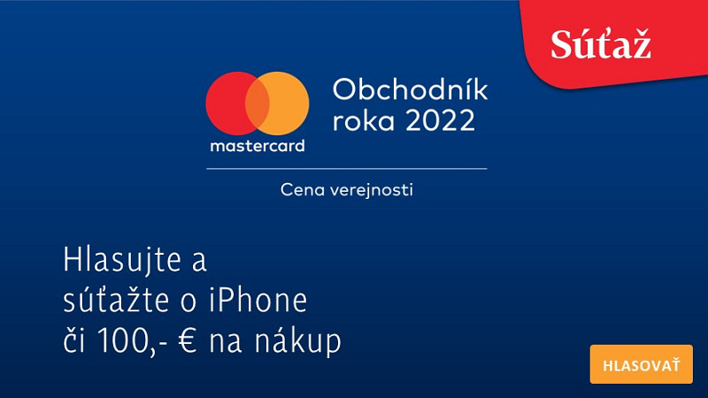 Hlasovanie v ankete Obchodn&iacute;k roka - Cena verejnosti 2022