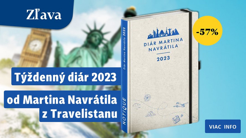 Di&aacute;r Travelistan 2023 so zľavou 57%
